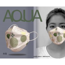AQUA D2立體印花雙鋼印水口罩十入(典雅)